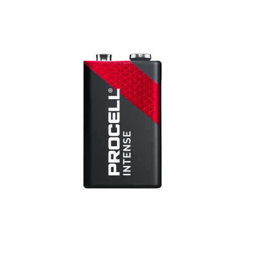 Procell PX1604 Intense Premium Battery, 9 V Battery, 628 mAh, Alkaline, Manganese Dioxide - pack of 12