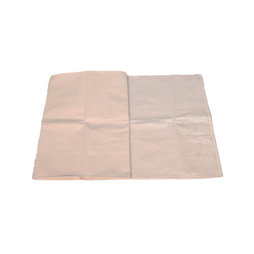 Canvas Drop Cloth, Poly Backing, 5 x 5-Ft.