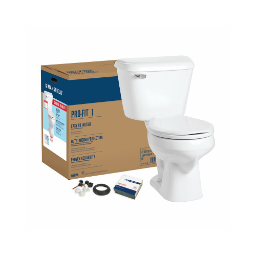 Mansfield 130CTK Complete Toilet Alto Pro-Fit 1 1.6 gal Round