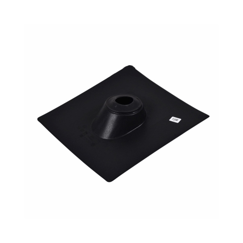 No-Calk Series Roof Flashing, 18 in OAL, 18 in OAW, Thermoplastic Black