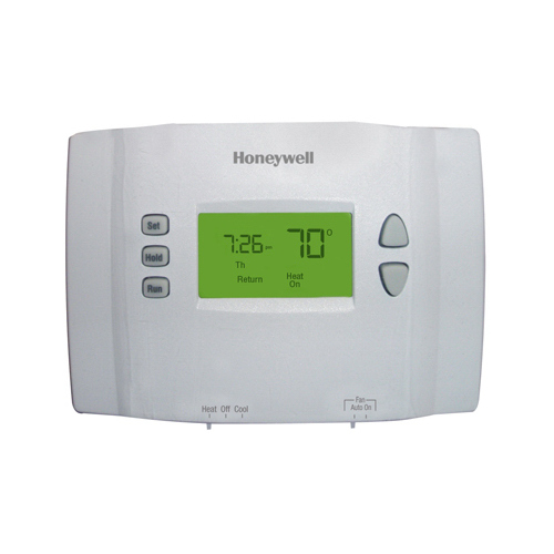 Programmable Thermostat, +/-1 deg F Differential, Digital Display