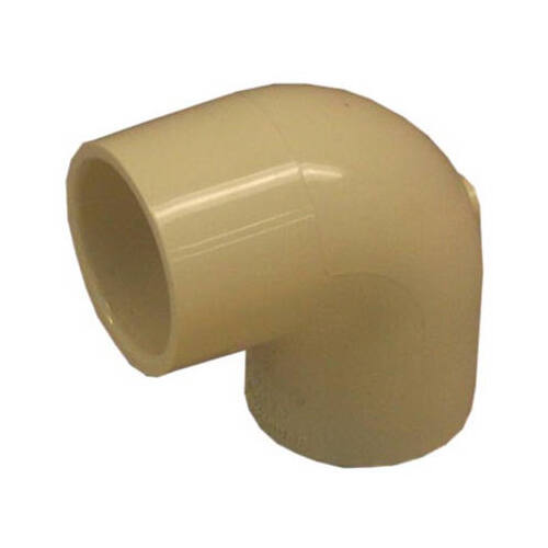 NIBCO T00110D Pipe Elbow, 3/4 in, Slip, 90 deg Angle, CPVC, 40 Schedule