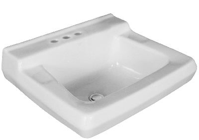 Mansfield 1917C Wall Mount Bathroom Sink Willow Run Vitreous China