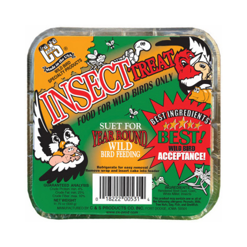 Suet Cake, Insect Treat, 11.75-oz.