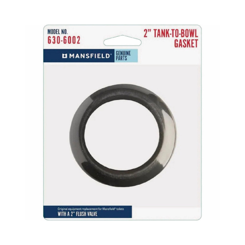 MANSFIELD PLUMBING PRODUCTS 630-6002-10 Toilet Tank-To-Bowl Gasket, Mansfield 2-Pc.