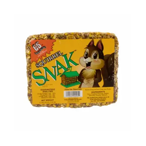 C&S Products 100214205 Squirrel Snak Bird Food Cake, 2.7-Lbs.