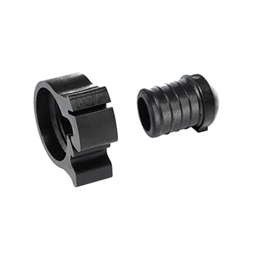 PEXLOCK Pipe Plug with Clamp, 1 in, Black Pair