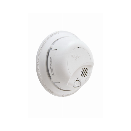 First Alert 9120LBL Smoke Alarm, Ionization Sensor, 85 dB, White