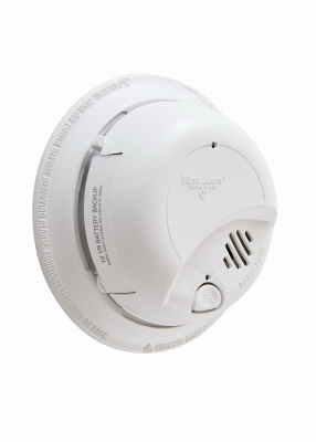 First Alert 9120LBL Smoke Alarm, Ionization Sensor, 85 dB, White