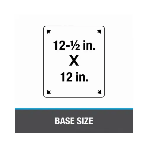 Oatey 12806 Side Roof Flashing, Brown, 3 to 6-In. Tear Out Collar