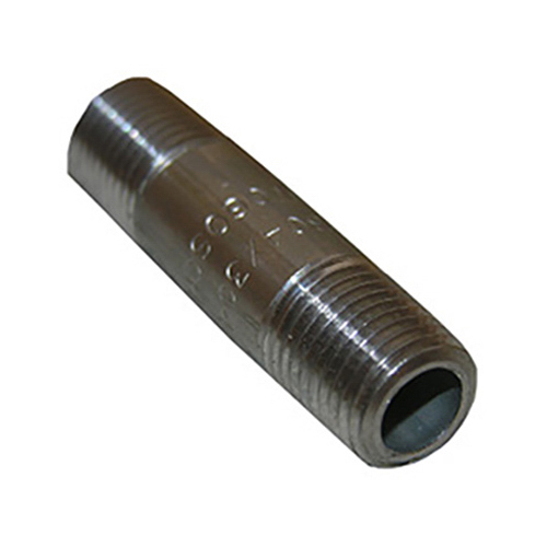 Stainless Steel Pipe Nipple, 1/4 x 4-In.