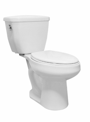 CALIDAD TOTAL EN CERAMICA SAPIDECV J2004011120 Terra Series Cato Pack Toilet-To-Go, Elongated, White, 17-In. ADA Height