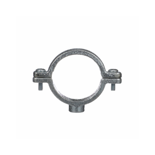 Split Ring Pipe Tubing Hanger, Galvanized, 1-1/4-In.