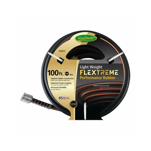 Green Thumb GTXPR58100 Premium RubberMax Hose, 5/8-In. x 100-Ft.