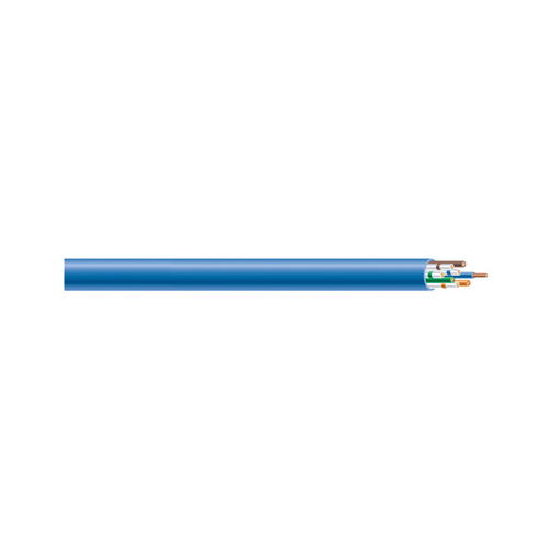 1,000 ft. 23/4 Solid CU CAT6 CMR (Riser) Data Cable in Blue