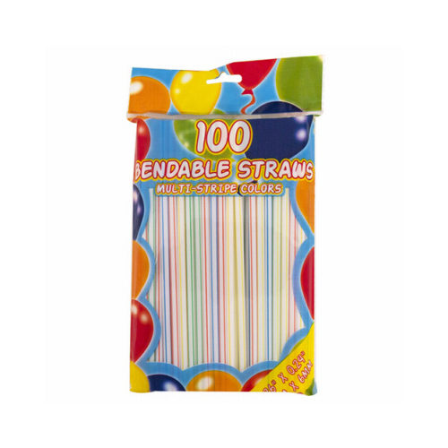 Regent Products G25888T Drinking Straws, Flexible, 150-Ct.