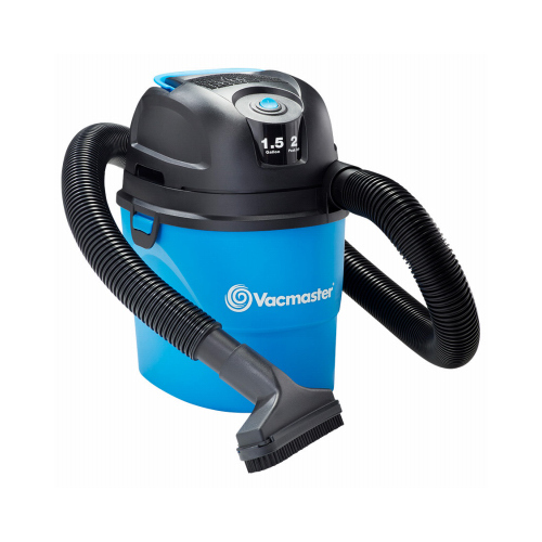 Vacmaster VH105 Wet/Dry Portable Vacuum, 1.5-Gallons*, 2 Peak HP**
