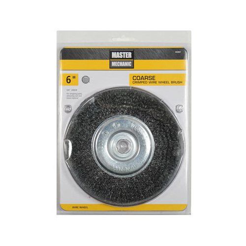 6-Inch Coarse Crimped Wire Wheel