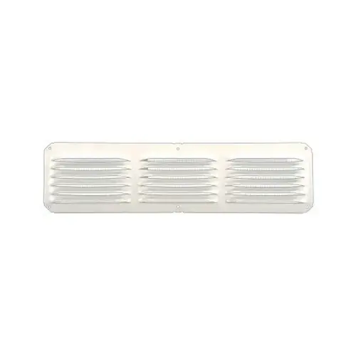 ol Cornice Vent, 4 in L, 16 in W, 25 sq-ft Net Free Ventilating Area, Aluminum, White - pack of 12