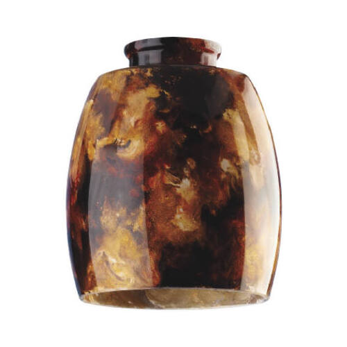 Light Shade, Pendant, Glass, Brown/Yellow - pack of 4