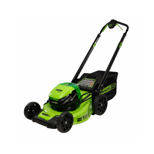 Cordless 3-N-1 Lawn Mower, Brushless Motor, Smartcut Technology, 80-Volt Battery & Charger, 21-In. Deck