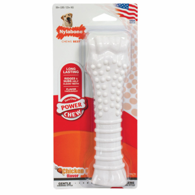 Nylabone NCF105P Dog Chew, Chicken Flavored, Super-Size