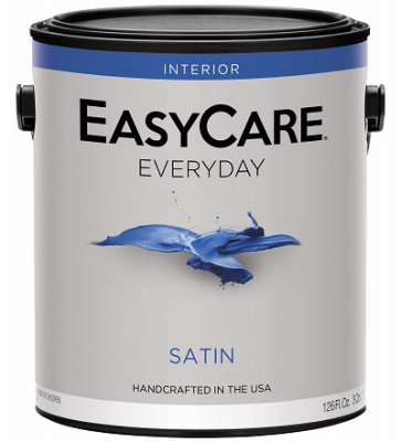 TRUE VALUE MFG COMPANY EVDSEN-GL Everyday Interior Satin Latex Paint, Neutral Base, Gallon