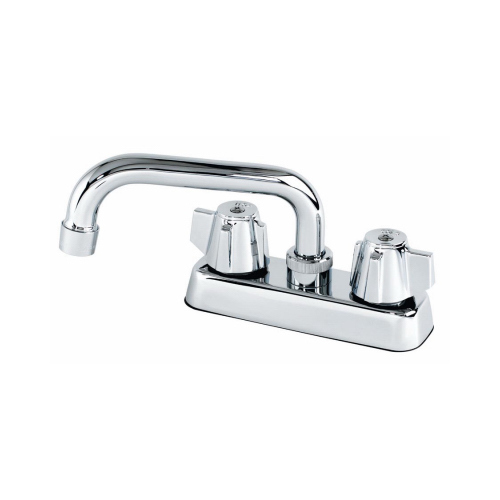 Laundry Faucet, Chrome, 4 In. Centerset