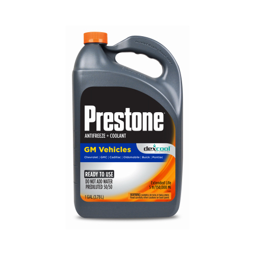 PRESTONE AF850-XCP6 50/50 Antifreeze/Coolant Dex-Cool Concentrated 1 gal - pack of 6