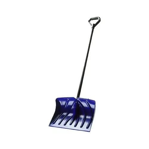 Suncast SC1300 18 In. Poly Snow Shovel with 39 In. Steel Handle