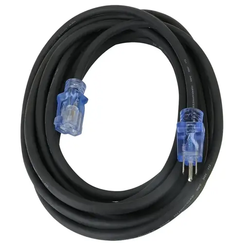 PowerZone OREC732825 Extension Cord, Rubber, 12/3, 25 ft