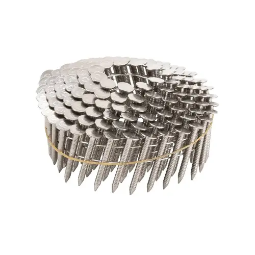 Stinger 0611074S Roofing Nail, 1-1/4 in L, 0.12 in Gauge, 305 Stainless Steel, Flat Head, Ring Shank - pack of 3600