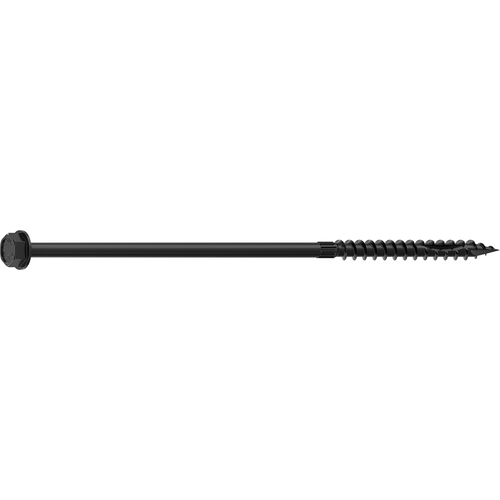 Structural Screw, 5/16 in Thread, 8 in L, Hex Head, Hex Drive, Sharp Point, PROTECH Ultra 4 Coated, 250