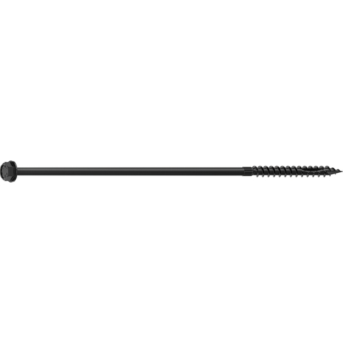 Structural Screw, 5/16 in Thread, 10 in L, Hex Head, Hex Drive, Sharp Point, PROTECH Ultra 4 Coated, 250