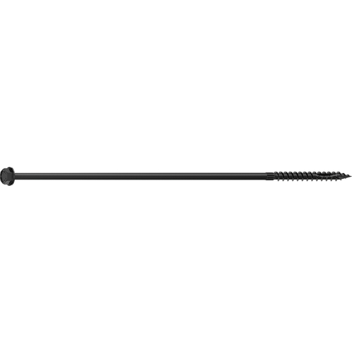 Structural Screw, 5/16 in Thread, 12 in L, Hex Head, Hex Drive, Sharp Point, PROTECH Ultra 4 Coated, 50