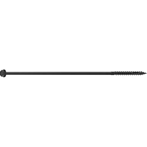 Structural Screw, 5/16 in Thread, 12 in L, Hex Head, Hex Drive, Sharp Point, PROTECH Ultra 4 Coated, 10 - pack of 10