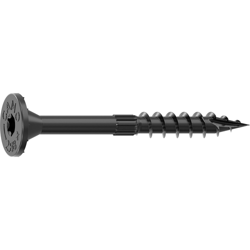 Camo 0366189 Structural Screw, 5/16 in Thread, 2-7/8 in L, Flat Head, Star Drive, Sharp Point, PROTECH Ultra 4 Coated