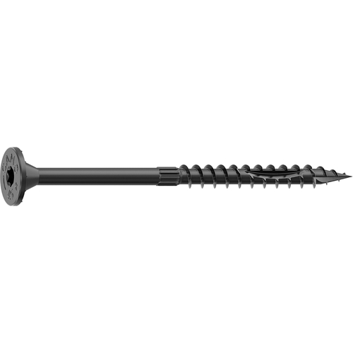 Structural Screw, 5/16 in Thread, 4-1/2 in L, Flat Head, Star Drive, Sharp Point, PROTECH Ultra 4 Coated