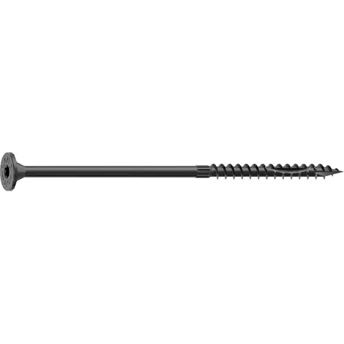 Structural Screw, 5/16 in Thread, 6-3/4 in L, Flat Head, Star Drive, Sharp Point, PROTECH Ultra 4 Coated