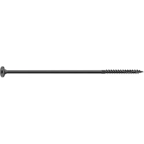 Structural Screw, 5/16 in Thread, 10 in L, Flat Head, Star Drive, Sharp Point, PROTECH Ultra 4 Coated, 250