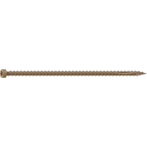 Camo 0372249 Structural Screw, 0.155 in Thread, 6 in L, Truss Head, Star Drive, Sharp Point, PROTECH Ultra 4 Coated, 500