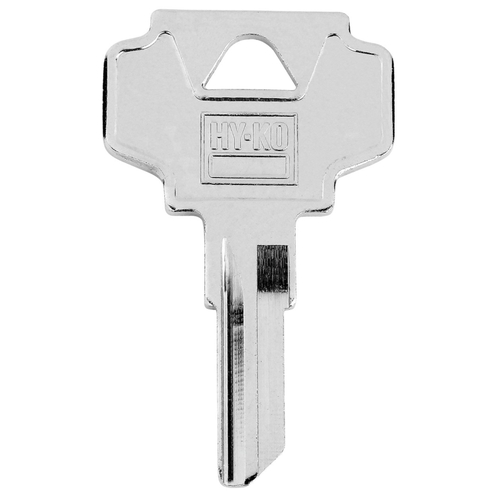 Key Blank, Brass, Nickel, For: Independent IN27 Locks