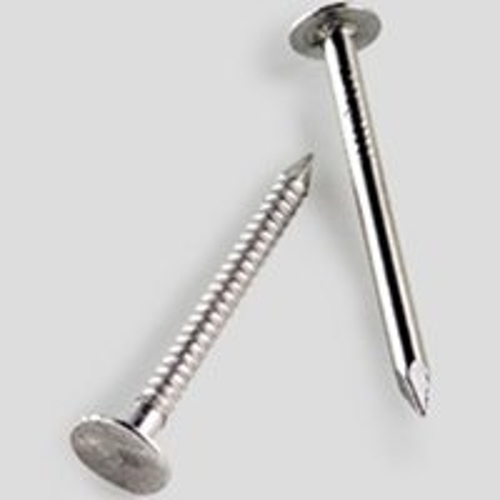 Roofing Nail, 4D Penny, 1-1/2 in L, Full Round Head, 10 ga Gauge, Stainless Steel