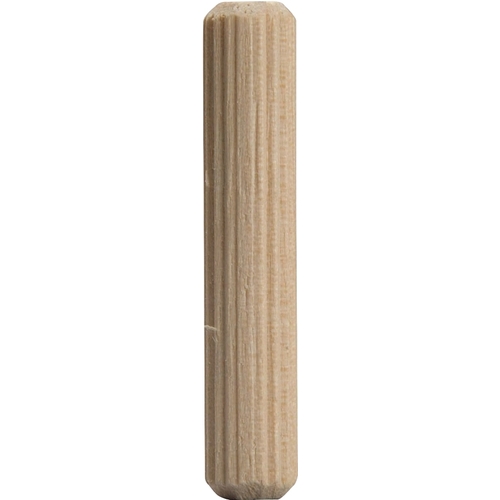 Dowel Pin, 3/8 in Dia, 2 in L, Hardwood - pack of 18