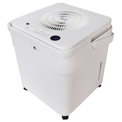 BCD-50A Cube Dehumidifier without Pump, 4.4 A, 115 VAC, 480 W, 2-Speed, 50 ppd Humidity Removal