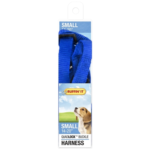 41472 Adjustable Harness, 5/8 in x 14 to 20 in, Buckle, Nylon, Assorted