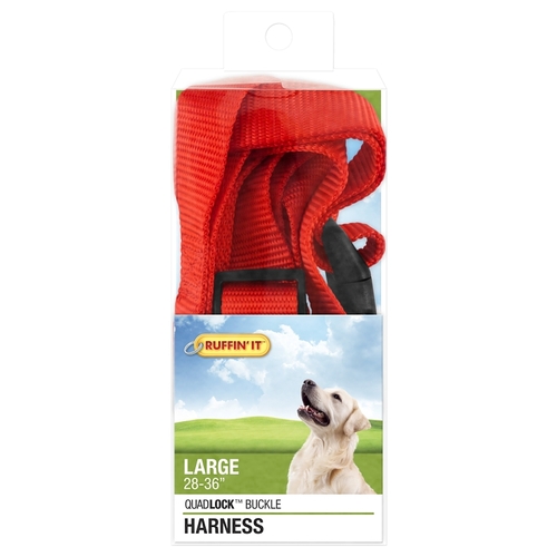 41476 Adjustable Harness, 1 in x 28 to 36 in, Buckle, Nylon, Assorted