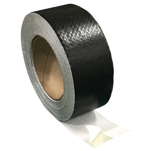 Deck Joist Tape Series Flashing Tape, 50 ft L, 2 in W, Poly Backing, Black