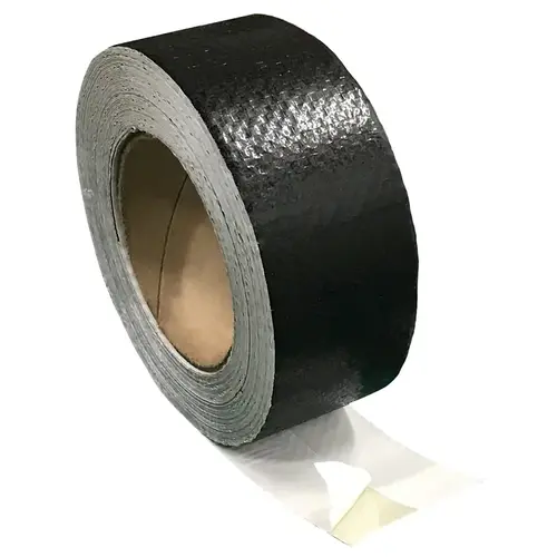 Deck Joist Tape Series Flashing Tape, 50 ft L, 2 in W, Poly Backing, Black