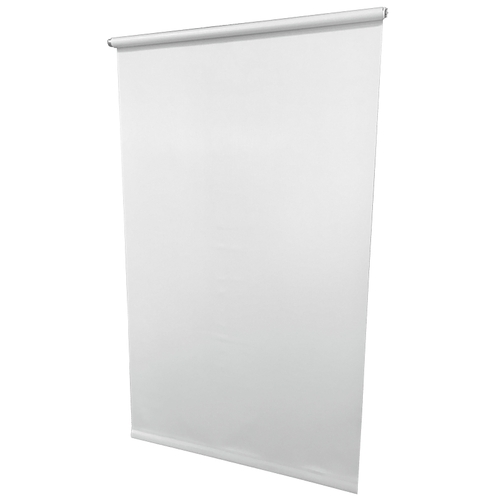 Blackout Shade, 72 in L, 55 in W, 4-Ply, White, Smooth
